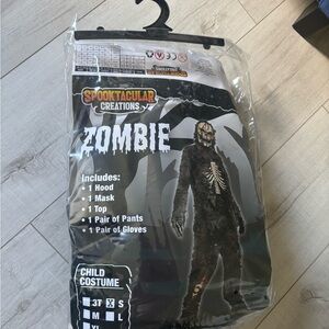Kids Zombie Costume - Black